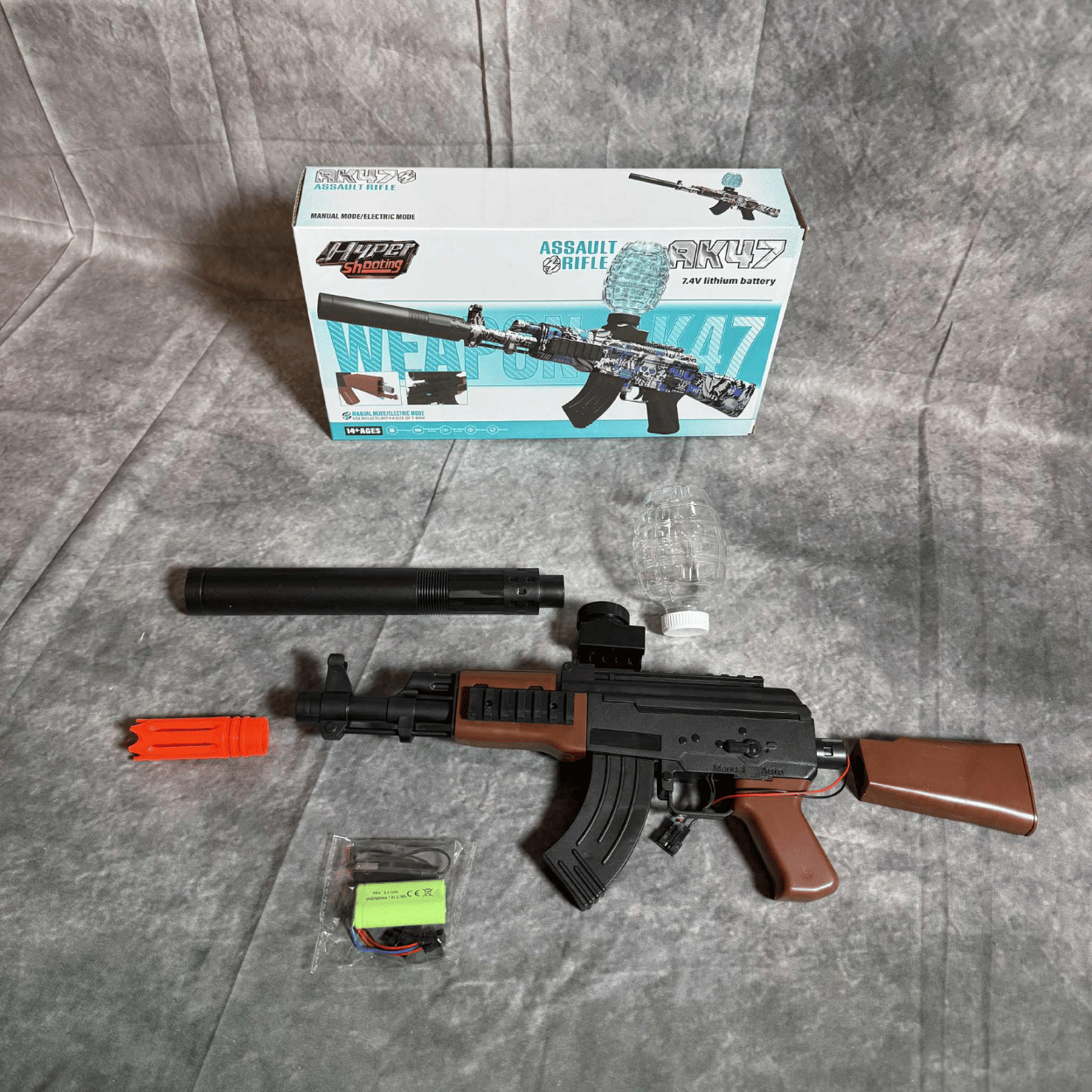 AK47 Shadow - Elektrisk Gelblaster
