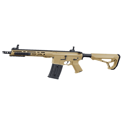 AR15 F4 Pro Tan - Elektrisk Gelblaster
