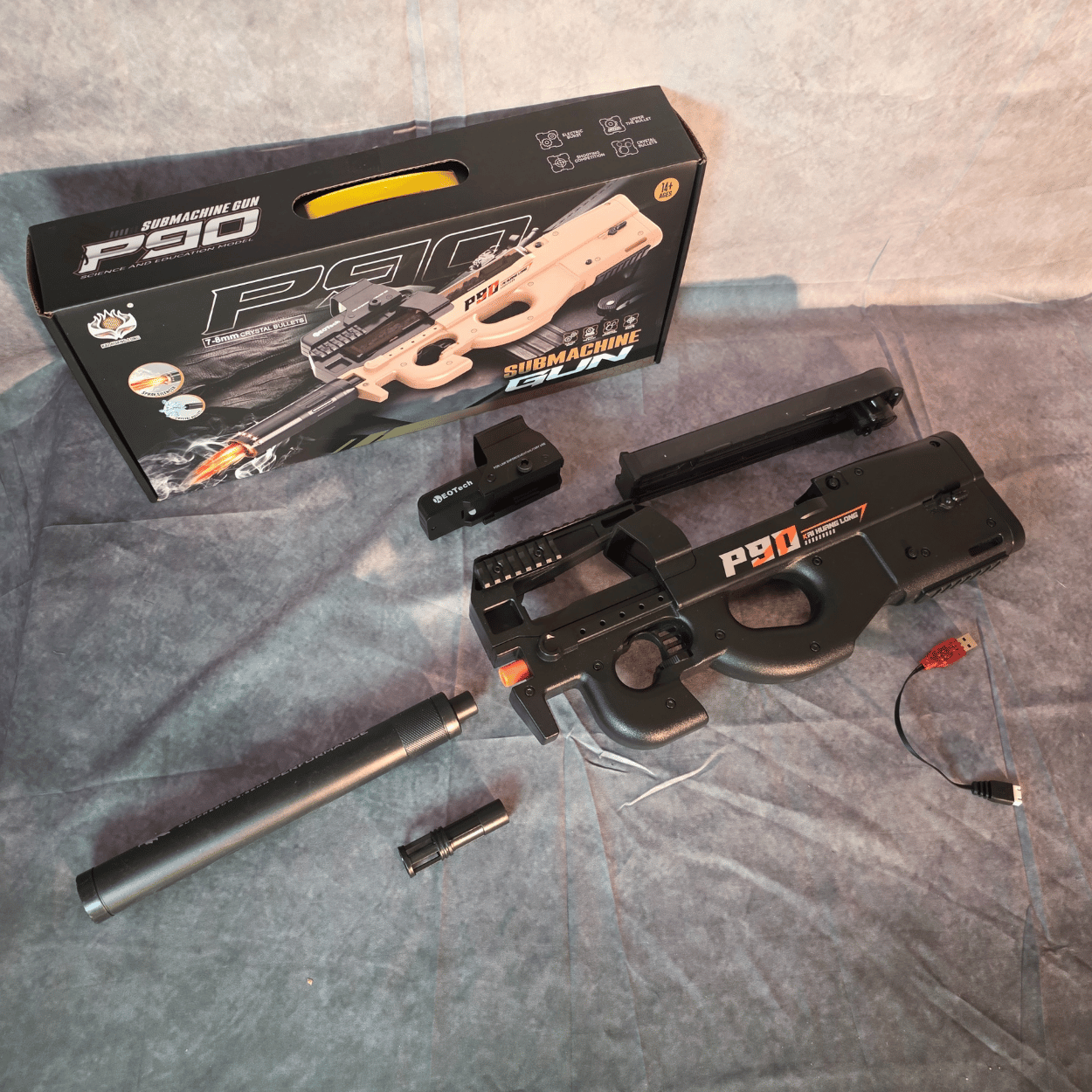 P90 Police - Elektrisk Gelblaster