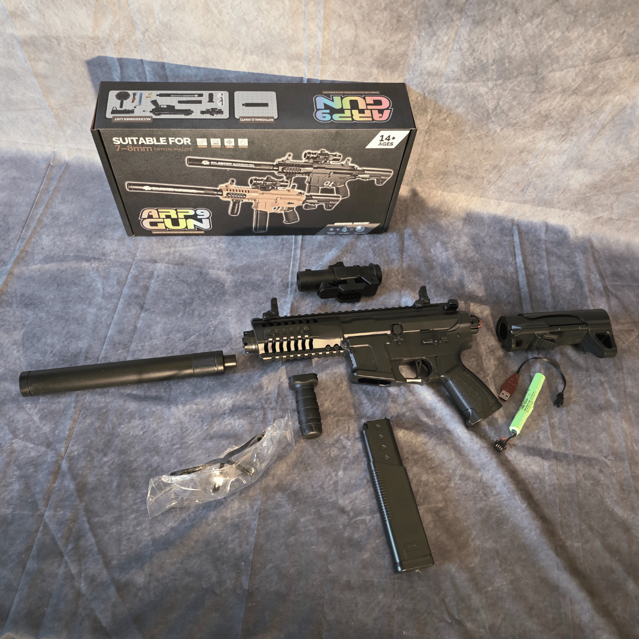 ARP9 Desert Black - Elektrisk Gelblaster