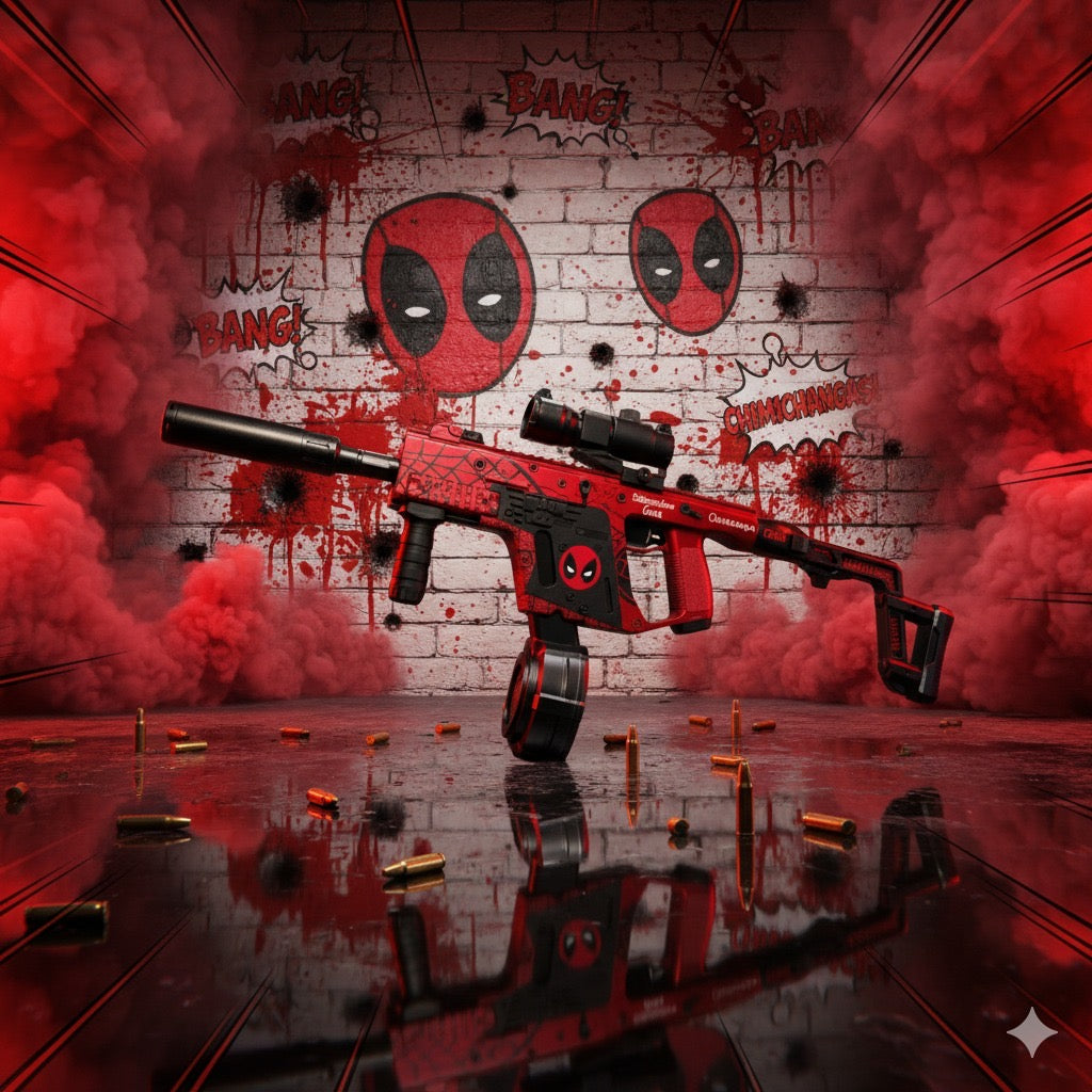 Vector Deadpool - Elektrisk Gelblaster